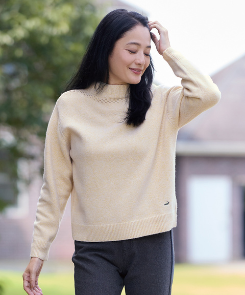 レディース ウール ボトルネック ニット 通販 [0103-57306