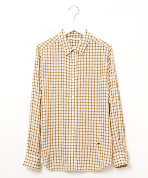 レディース オリジナル チェック柄 ブラウス通販 [0201-55154