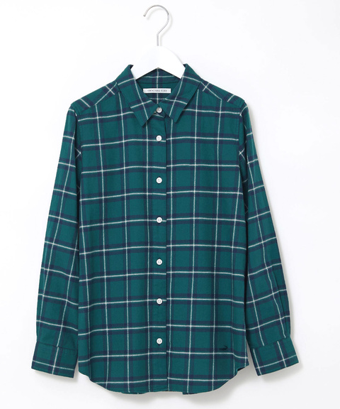 レディース 微起毛 チェック柄 ブラウス通販 [0201-55165