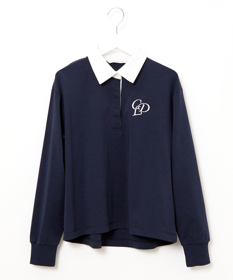 レディース ロゴ刺繡 ラガーシャツ【オンラインショップ・一部店舗限定