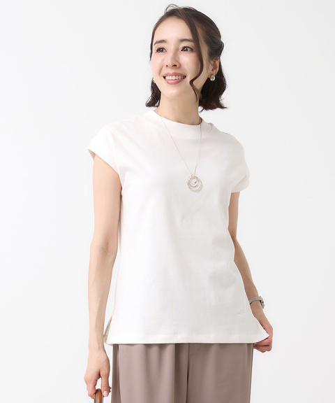 新品・未使用【SLOANE 】ウールxコットン フリンジフレンチスリーブ　2 レディース フレンチ スリーブ カットソー通販 [0202-63259
