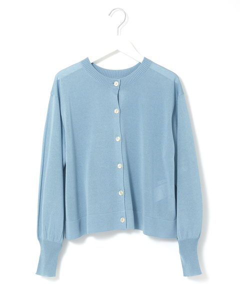 レディース シアー 2way ニットカーディガン通販 [0203-45350