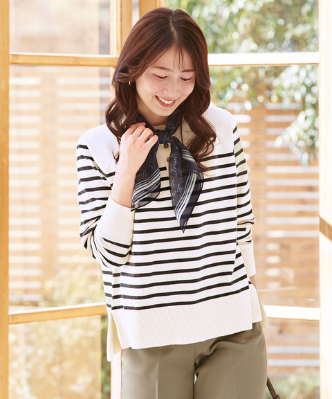 h.NAOTO ペイントカットソー 初期レアx PEACENOWボーダーニット h.NAOTO ペイントカットソー 初期レアx PEACENOWボーダーニット