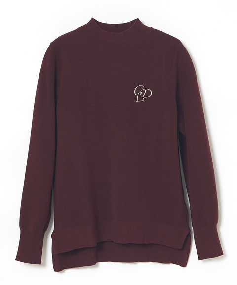 レディース ロゴ刺繍 ハイネック プルオーバー【オンラインショップ