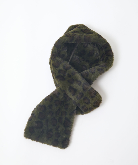 レディース レオパード柄 ティペット マフラー通販 [0219-57950