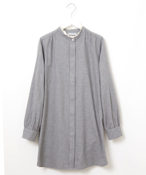 レディース 襟フリル 比翼 チュニック通販 [0221-58750