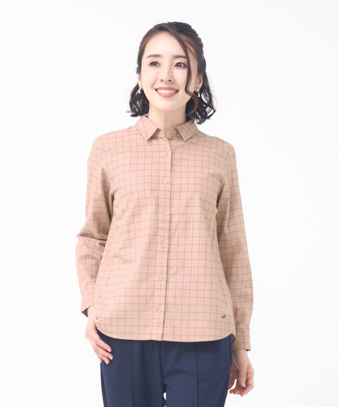 専用です。 新品未使用品】クロコダイル リバティ柄 コットン リネン ブラウス M