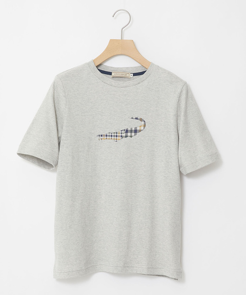 関税込 モダン ヴェルサーチェ Tシャツ クロコダイル プリント レディース クロコダイルタータン プリント Tシャツ通販 [0302