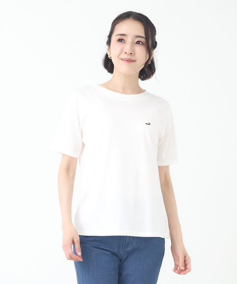 レディース セルロースコットン クルーネック Tシャツ【吸汗速乾】通販