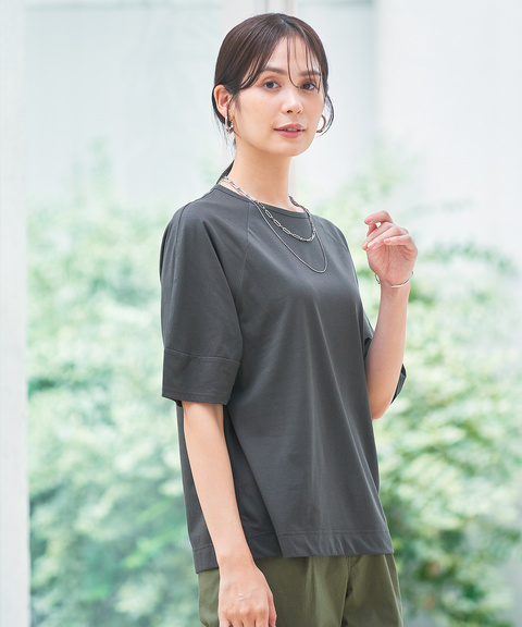 レディース プレーティング天竺 ラグラン Tシャツ通販 [0302-53216