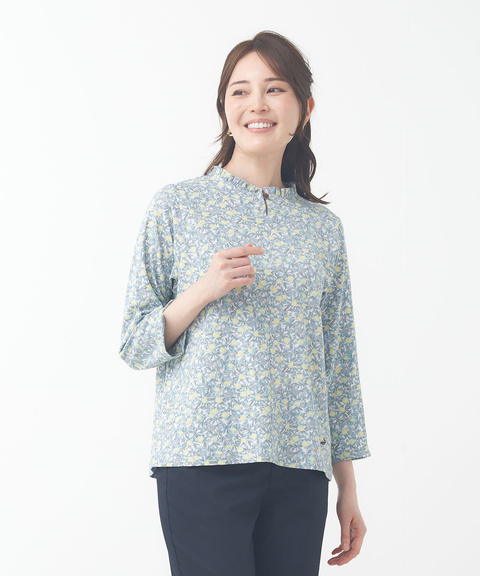 【美品】ENFOLD ソフト天竺 デコラティブ Tシャツ フリル M 美品】ENFOLD ソフト天竺 デコラティブ Tシャツ フリル M