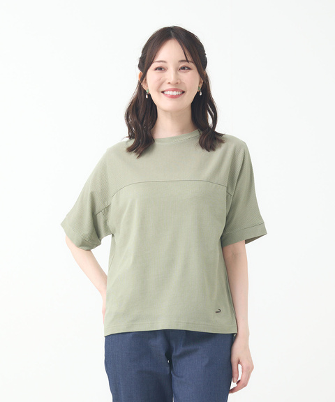 レディース ストライプ 切り替え カットソー通販 [0302-54202