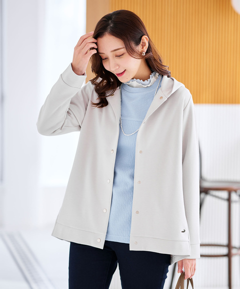 レディース 釦開き パーカー通販 [0302-55221] - クロコダイル