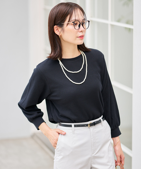 レディース ワッフル生地 長袖カットソー通販 [0302-56200