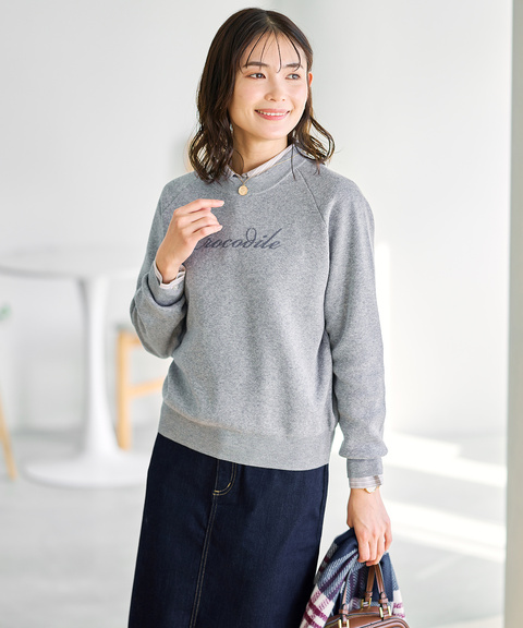 Gyahteiニットトレーナー レディース ロゴ ニット トレーナー【手洗いOK】通販 [0303-56303