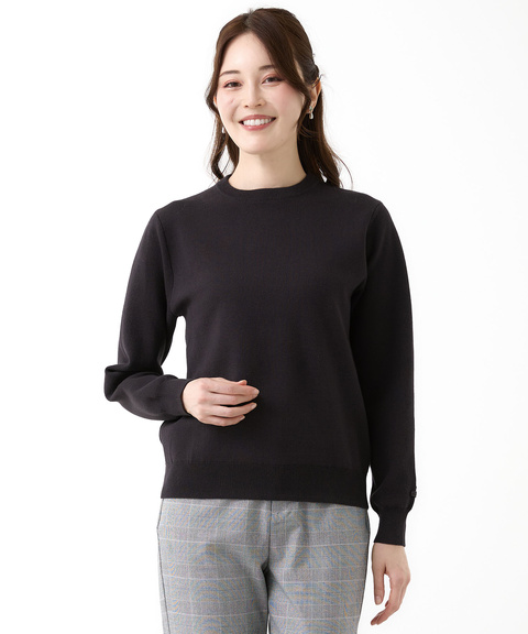 レディース クロコダイルタータン クルーネック ニット【一部店舗限定