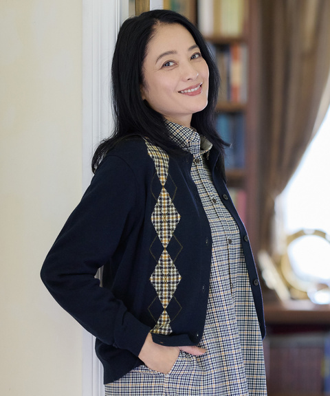 新品タグ付き✨コルコバード 総柄 カーディガン 長袖 ELLE SHOP MAIL 2024.9.22