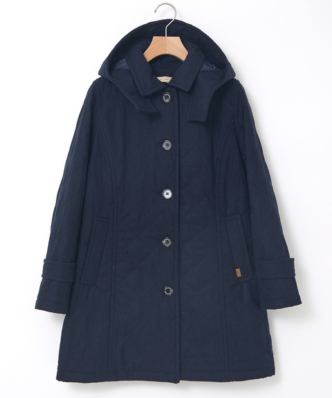 レディース スマートキルト ロング コート通販 [0304-45406