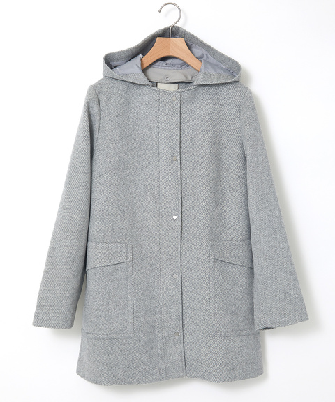 レディース ファインウール ミドル丈コート通販 [0304-47405