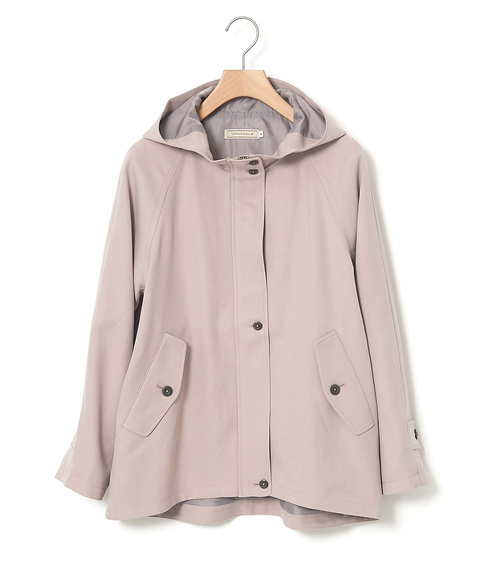 Aラインシルエット ショート丈 モッズコート