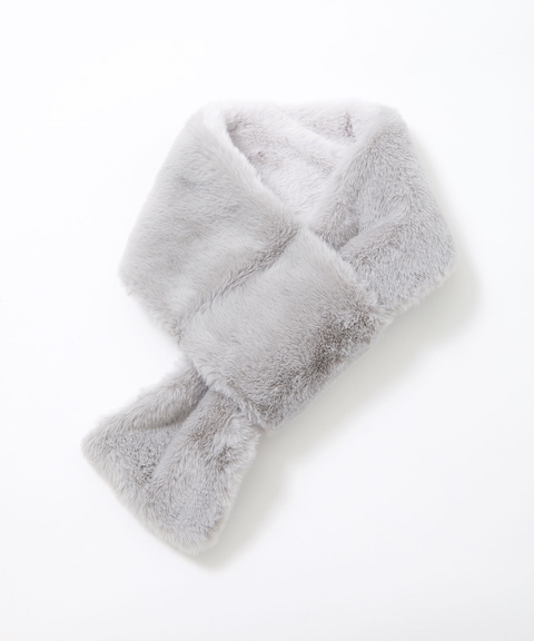 レディース フェイクファー ティペット【手洗いOK】通販 [0319-58900