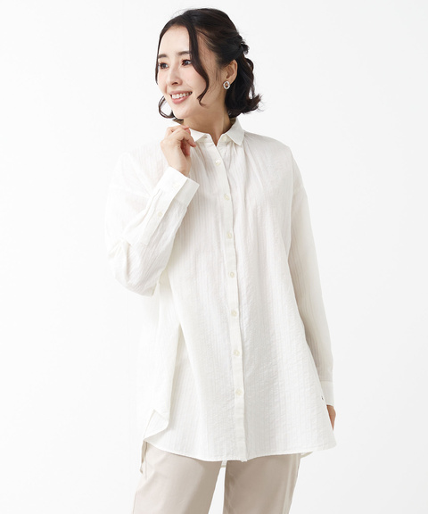 レディース サッカー ストライプ柄 チュニック通販 [0321-51705