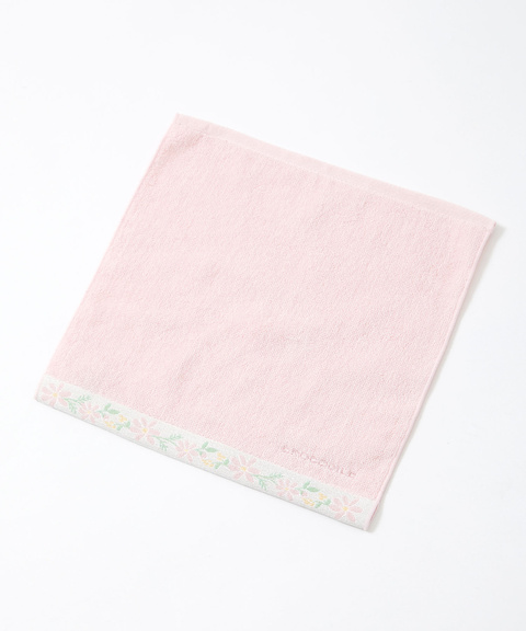 レディース 花柄刺繍 タオル ハンカチ【今治タオル】通販 [0399-56991