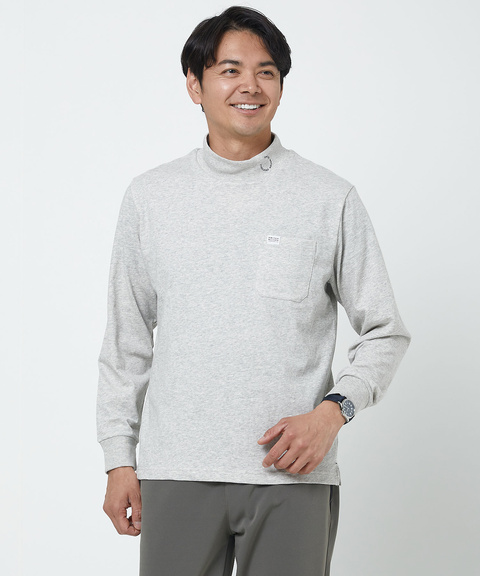 【美品】NO GOLF ×CLUBHAUS ハイネックカットソーWH 美品】NO GOLF ×CLUBHAUS ハイネックカットソーWH