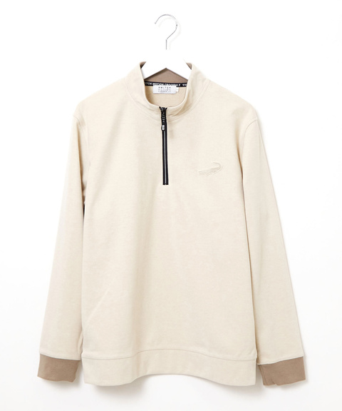 メンズ ツイル素材 ハーフジップ トレーナー通販 [1502-55286