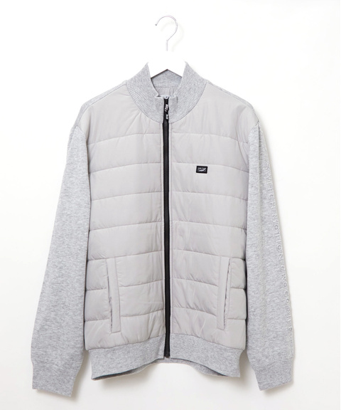 メンズ ニット ドッキング 中綿ブルゾン通販 [1503-57370