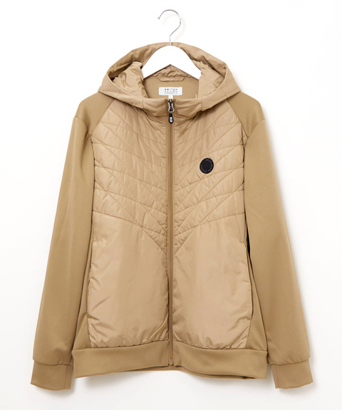 メンズ タフタ キルティング パーカー通販 [1504-57470