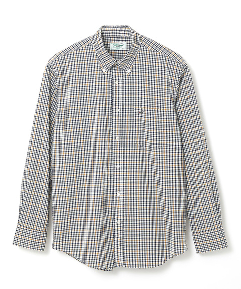 クロコダイルタータン ボタンダウン シャツ