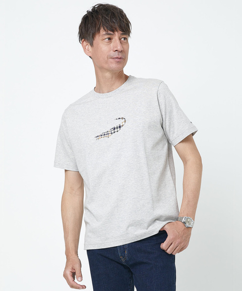 メンズ クロコダイルタータン プリント Tシャツ 通販 [1602-33213