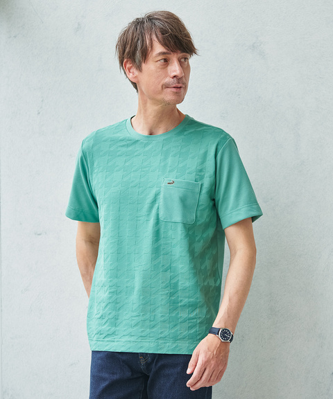 メンズ リンクス ハウンドドゥース柄 Tシャツ【吸汗速乾】通販 [1602