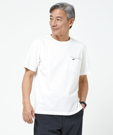 メンズ スノーコットン クルーネック Tシャツ【接触冷感】通販 [1602