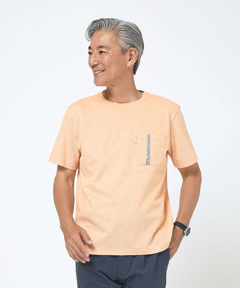 【1点限りの超特価‼️】ラグアンドボーン タイダイリネンコットンTシャツ S メンズ スノーリネン 鹿の子 クルーネックTシャツ【接触冷感】通販