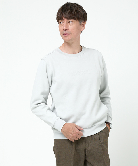 メンズ ダブルフェイス ジャカード トレーナー通販 [1602-55214