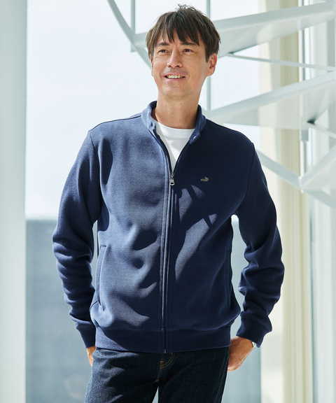 メンズ 裏起毛 フルジップ ブルゾン【日本製生地】通販 [1602-55221