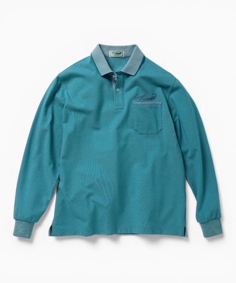 メンズ 鹿の子 モチーフプリント ポロシャツ通販 [1602-61215