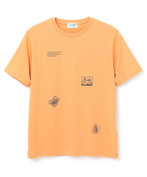 メンズ スタンププリント プレーティング Tシャツ通販 [1602-64216