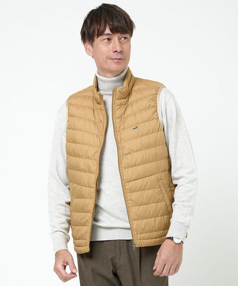 メンズ スタンドカラー ダウン ベスト通販 [1604-56401