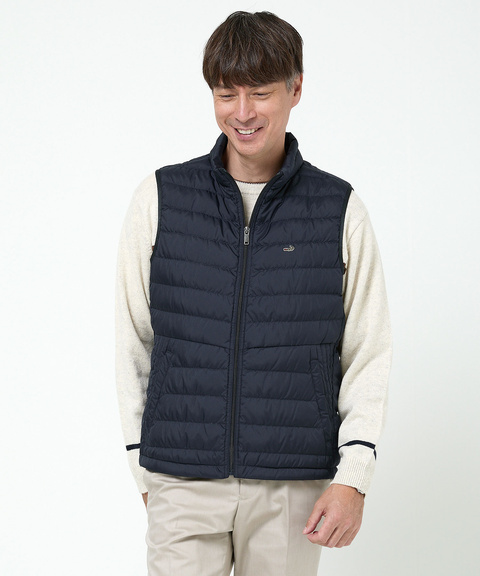 メンズ スタンドカラー ダウン ベスト通販 [1604-56401