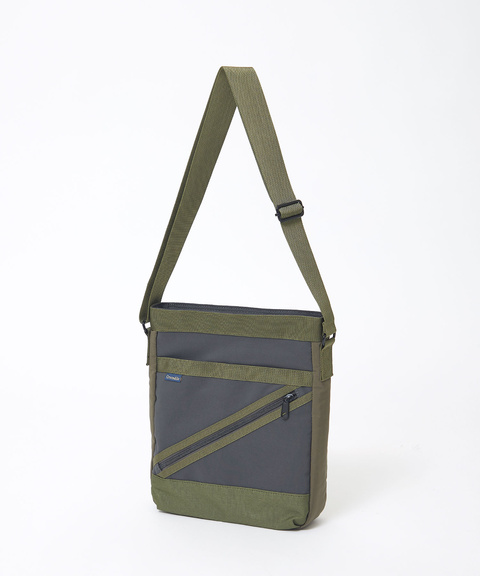 メンズ ナイロン ジップデザイン ショルダーバッグ通販 [1608-55804