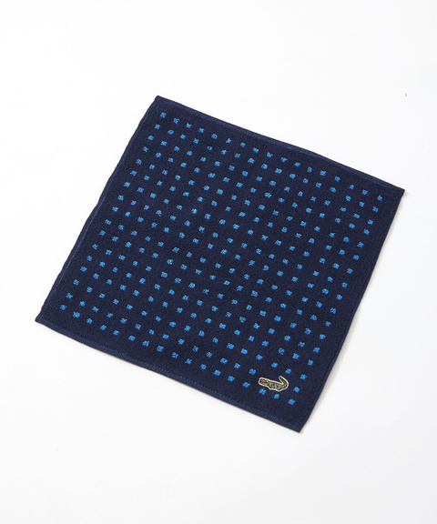 【未使用】LOUIS VUITTON ネイビー ドット柄 ネイビー ハンカチ メンズ ドット柄 ハンカチ 【日本製】通販 [1699-58902