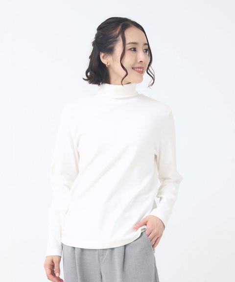 クロコダイル CROCODILE/オフタートルケーブニットチュニック L チュニック レディース クロコダイルの通販