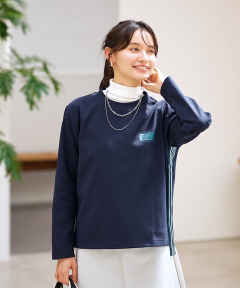 レディース リブ ラインテープ Tシャツ 通販 [2002-65224