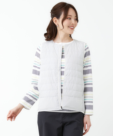 クロコダイル　レディース　ダウンベスト　軽量　大きいサイズ　3L　新品 レディース 軽量 ダウン ベスト通販 [2004-51400] - クロコダイル