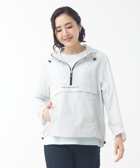 レディース シアー ロゴ アノラックパーカ通販 [2004-53402