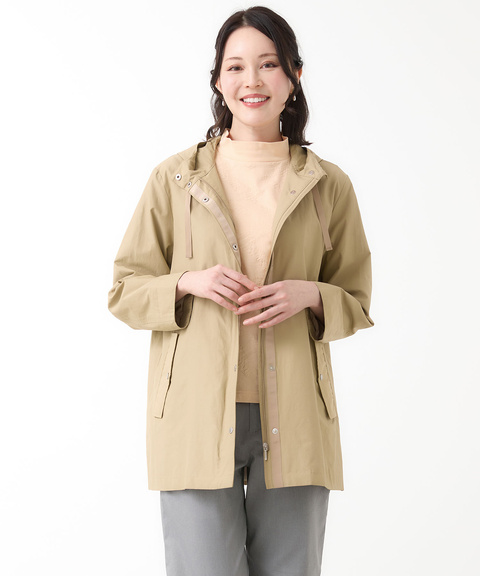 レディース ミドル丈 フーデッドアウター通販 [2004-61401