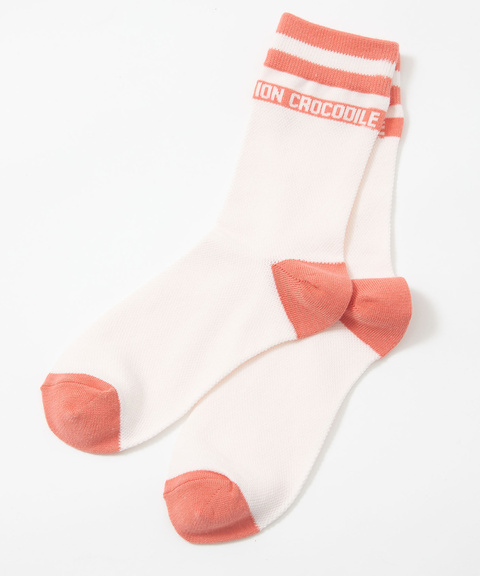 レディース ロゴ ライン メッシュソックス通販 [2007-51750